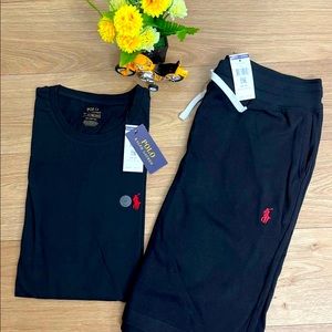 Men Black Ralph Lauren Short Set NWT
